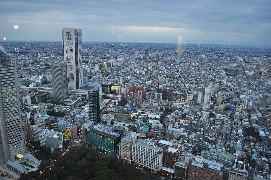 View from the Tokyo Metropolitan Government Building (Tocho)