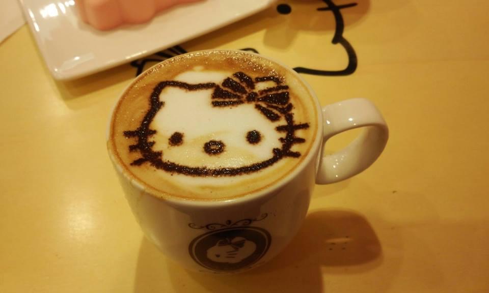 Hello Kitty Cafe Myeongdong Coffee