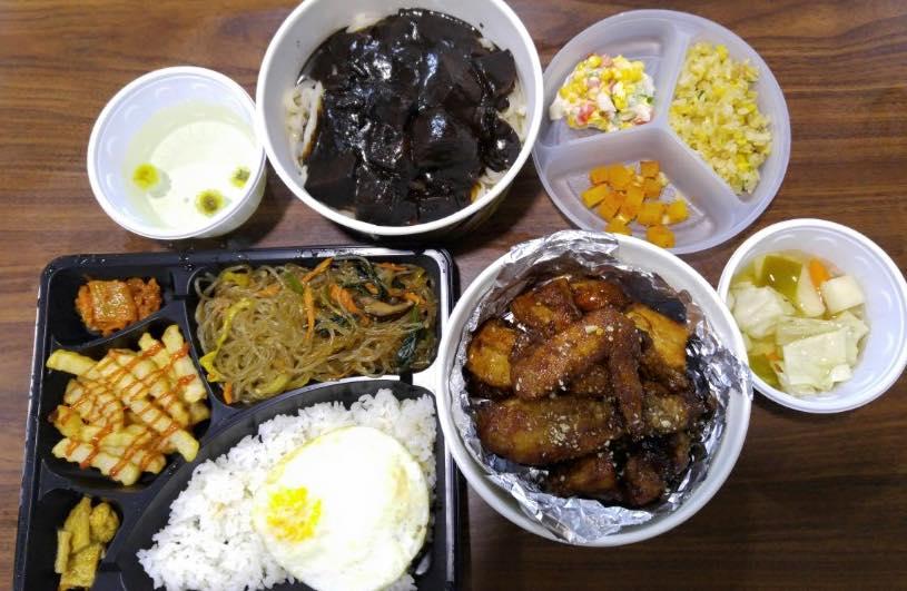 half chicken jajangmyeon dosirak boa travel house seoul hongdae