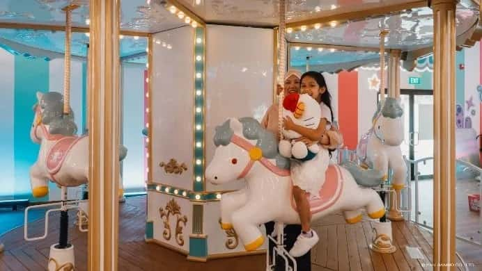 Celebrate Hello Kitty’s 50th Anniversary With a Magical Festive Village at Changi Airport